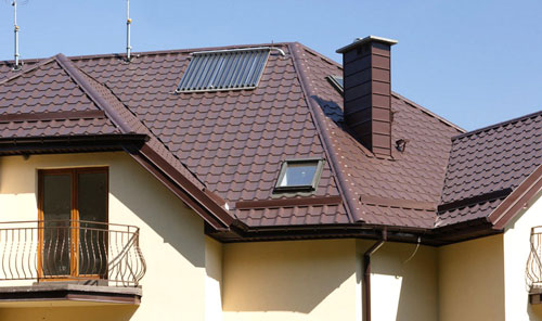 Молниезащита дома со скатной крышей